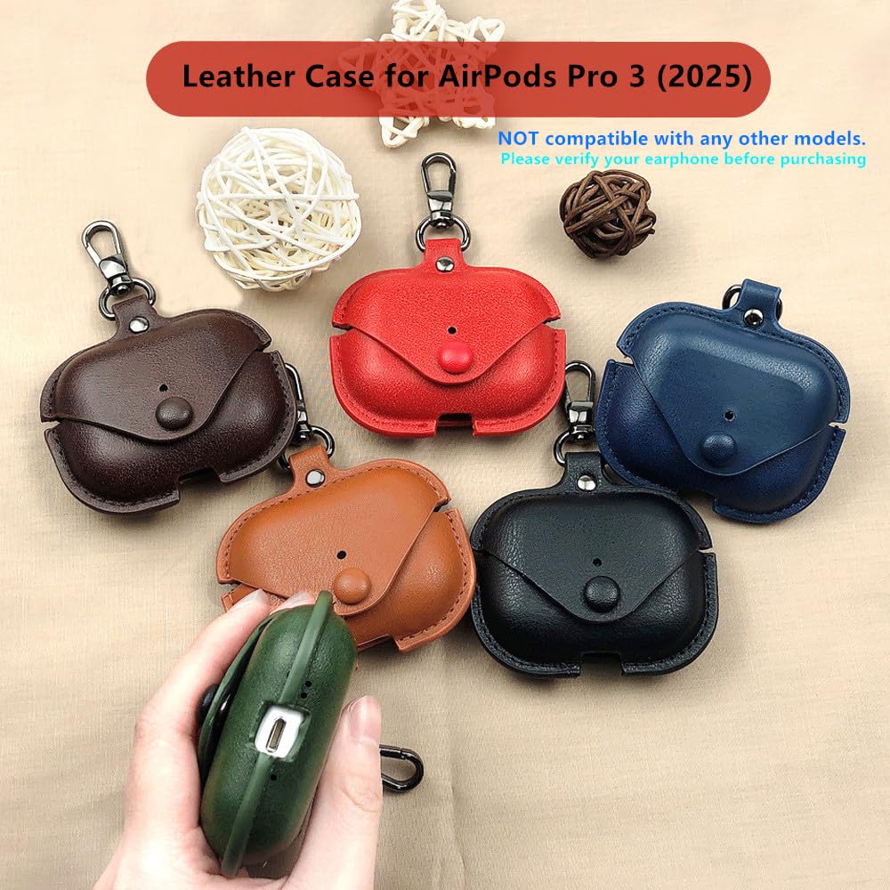 Amazon | AirPods Pro3用レザーケース、AirPod Pro第3世代用ケース